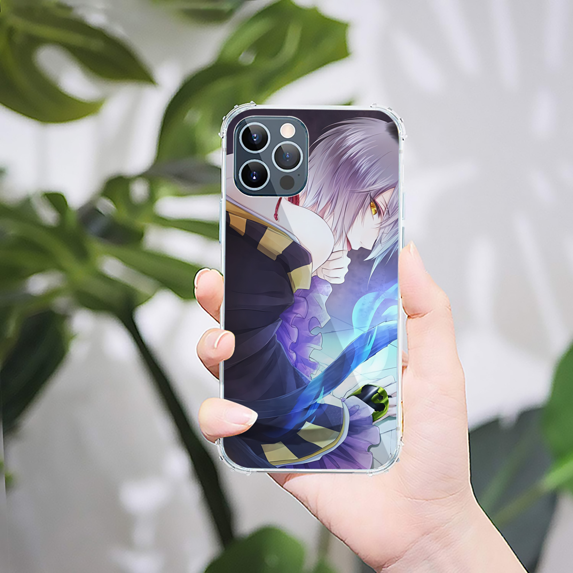 （画像用） 刀剣乱舞 Touken Ranbu 【iPhone 12シリーズ対応】透明スマホケース（クリアソフトケース）